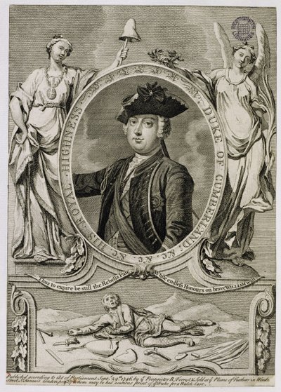 William Augustus, Duke of Cumberland (1721-65), 1746 by English School